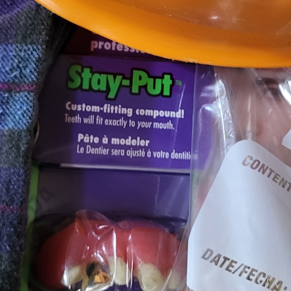 🎃 Mullet wig bad tooth construction worker Costume Halloween - Picture 6 of 7